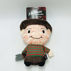 Nightmare On Elm Street Freddy Krueger 9” Plush Dog Toy Squeaker New